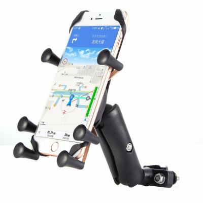 China Metal Anti-thief GPS Motorcycle Hardware Mount For Mobile Phone Motorbike Handlebar 2018 New for sale