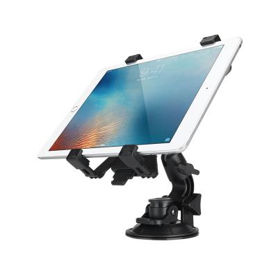 China Magnetic Stand Windshield Phone Holder, Universal Suction Cup Double End Anti-Slip Dashboard Phone Tablet Holder for iPad for sale