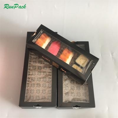 China Large Disposable Material Sushi Chain Restaurants Take Out Package Food Gift Box Packaging for sale