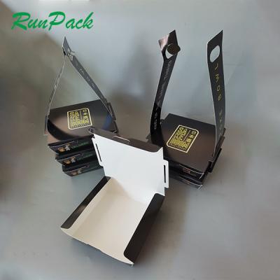 China Customized Disposable Logo Printing Food Grade Paper Box Sushi Takeout Box for sale