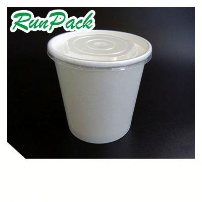 China Disposable Waterproof Italian Custom Printed Ice Cream Paper Cups Cup With Spoon for sale