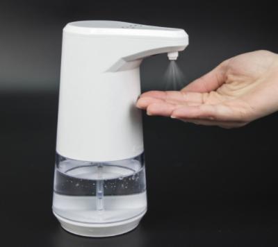 China 2020 Smart touchless plastic hand sprayer type hand sanitizer alcohol dispenser automatic double soap dispenser with CE ROHS for sale