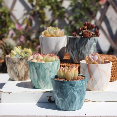 China American popular pottery garden flowerpot pottery mini pottery cactus fleshy breathable mini basin creative plant desktop succulent pots for sale