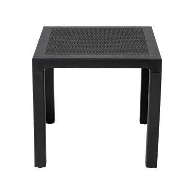 China Modern Cheap Plastic Rattan Outdoor Garden Patio Bistro Table for sale