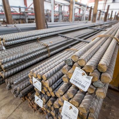 China Construction Steel Bar HRB400 Hot Rolled Deformed Concrete Reinforced Rebars Steel Round Bars Steel Rebar for sale