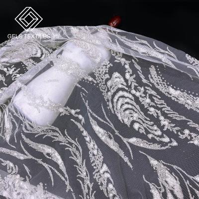 China New Arrival Breathable Fabric Manufacturer Cheap African French Net Tulle Lace Fabric For Wedding for sale