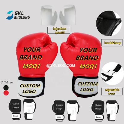 China Adults Wholesale Cheap Custom Made Wining Logo Blank Boxing Gloves Logo Pro Professional Leather Unisex Boxing Gloves Boxing Gloves for sale