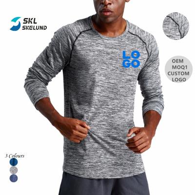 China wholesale Anti-Wrinkle Sleeve Compression Shirt Gym Compression Long Sleeve Long Sleeve T-Shirts Fitness Quick Dry Mens Compression T-Shirt for sale