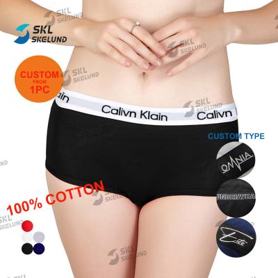 China 2021 Antibacterial Wholesale Underwear For Women Girls Boyshort Cotton Panties Women Underwear Boxer Short Boxer Brief Boyshort Underwear for sale