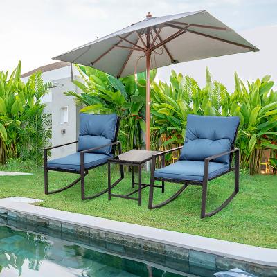 China USA Warehouse RTS Modern Simple Recliner Sofa Rocking Chair Patio Furniture Outdoor Arm Chair Leisure Lounge Chair for sale