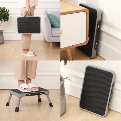 China Collapsible Portable Fold Up Safety Step Folding Small Down Ladder Toilet Shower Seats Ottoman Stool Bench for sale