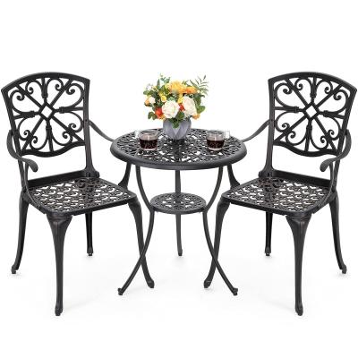 China 2021 Modern Cast Garden Sets Aluminum Outdoor Patio Furniture Set Luxurious for sale