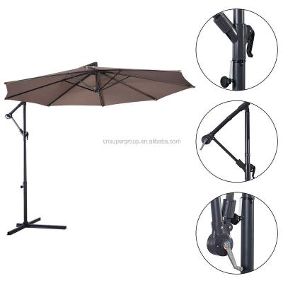 China 2022 Modern OEM Uplion Factory Price Customize Gardeners Eden Parasol Furniture Outdoor Patio Solar Big Beach Umbrella uplion for sale