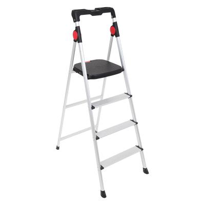 China Portable Foldable Aluminum Attic 4 Speed ​​Folding Step Ladder Folding Ladders Folding Ladders Attic Extendable Ladders for sale