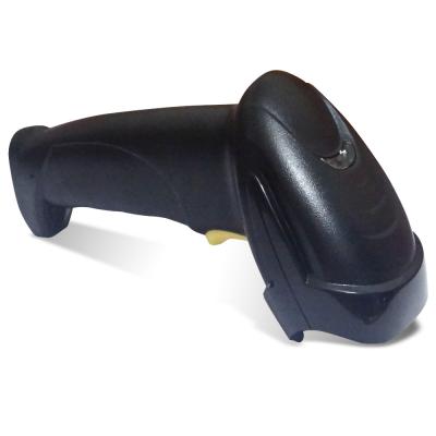 China Single Line Scan Handheld 1D Laser Barcode Scanner for Retail and Supermarket in Black for sale