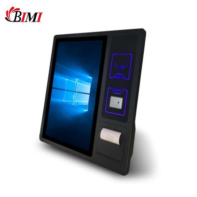 China Bimi Fast Food Ordering Machine Self-Service Payment Kiosk with 80mm Thermal Printer for sale