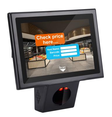 China Fashional 10.1inch Android OS POE Self-Checking Kiosk for Supermarket ROHS Certified for sale