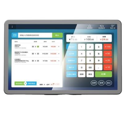 China Built-in Barcode Scanner 10.1inch Touch Screen POS Android System for Supermarket Shop for sale