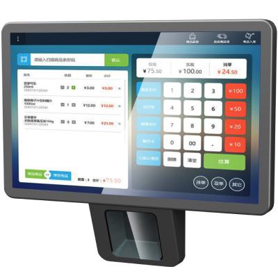 China Supermarket Goods Barcode Scanner and Reader Bimi 10.1 inch Android 7.1 POS Touch Screen for sale