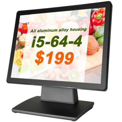 China Restaurant Point of Sale Systems with Aluminium Alloy Housing and SDK Function POS Machine for sale