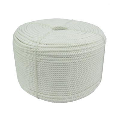 China High strength 3 5mm strand twisted kuralon rope for fishing net for sale