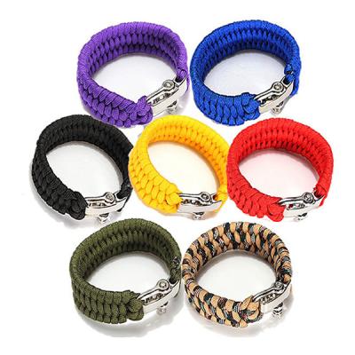 China High strength newest high quality multicolor paracord bracelets wholesale for sale