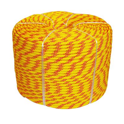 China Yellow Canoe Kayak High Visibility 8MM Polypropylene Rescue Rope Throw Bag for sale