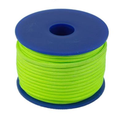 China Camping Type III 7 Strand Universal Fluorescent Green 550 Paracord Rope For Camping for sale