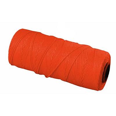 China Sight Brick Laying Process to Help Ensure Level Rows 500 ft. #18 Fluorescent Orange Nylon Braided Mason Line Perfect for Masonry Work and for General Construction Layout for sale