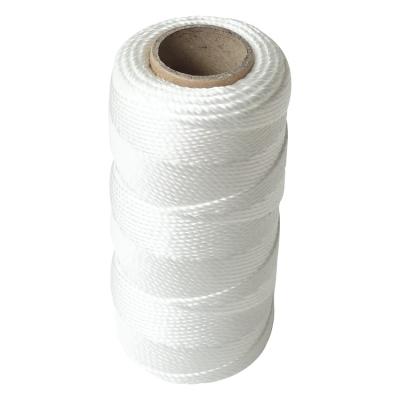 China Light weight 3 mm 182 m white 100% polyester kite string for sale