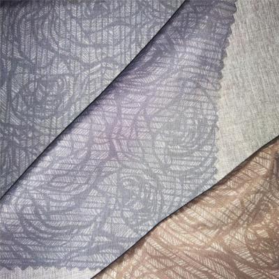 China Water Resistant Yarn-Dyed Blend Rose Printing 45%Nylon 55%Polyester Fabric for sale