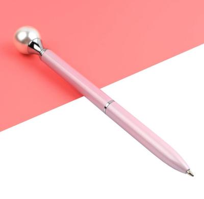 China Promotional Pen Metal Ball Pen Queen of Pen Business Gift Customization Pearl with Crystals for sale