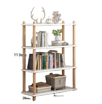 China Living Room Adjustable Multi-Function Floor Bedroom Rack Storage Kitchen Multi-Layer (Size) Partition Storage Cabinet for sale