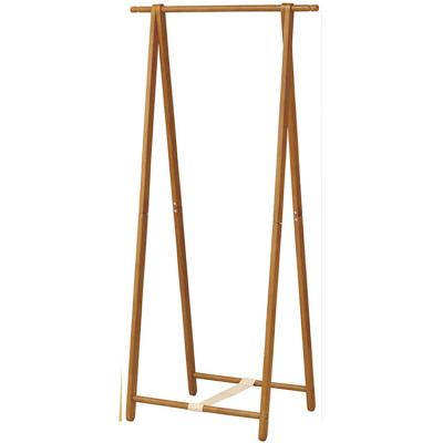 China Home Modern Simple Solid Wood Vertical Shelf (The Other) Nordic Style Adjustable Rack Coat Rack for sale