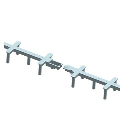 China Contemporary Construction Formwork Accessories Plastic Rebar Slab Bolster Bar Chair for sale