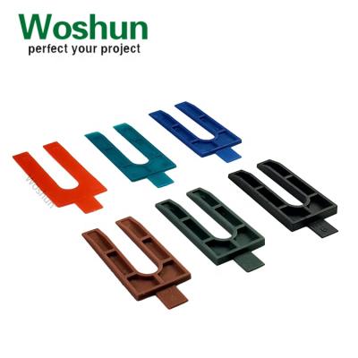 China Plastic Spacer 1mm-6mm 100 Plastic Spacer Packers Dry Scratch Coating PVC Window Sash Shims for sale