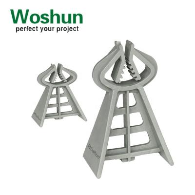 China Industry Lower Price Best Quality Construction Precast Plastic One Clip Rebar Chair Spacer For Concrete Cover for sale