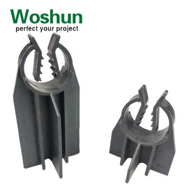 China Good Construction Price Slab On Ground PVC Rebar Clip Chair Spacer For Concrete Cover for sale