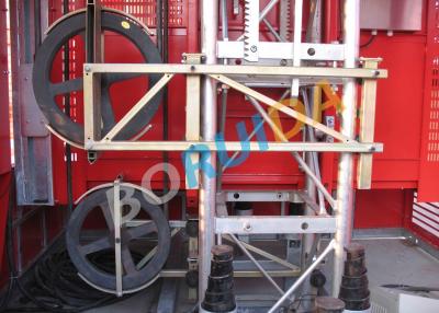 China Safety Mast Section Heavy Duty Cage Hoists Elevator Lift Machine 250m en venta