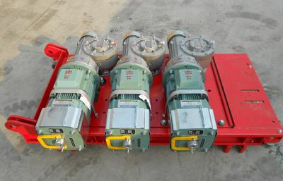 China CE Approved 1 Ton Red Rack And Pinion Hoists with Mast Hot-dip Galvanized en venta