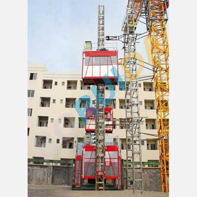 China Single / Double Cage CH2000 Rack And Pinion Hoists Construction Lift Equipment for sale