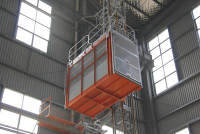 China 3.2×1.5×2.2 Cage Construction Lifts FC Control Automatical Landing ABB Moter for sale