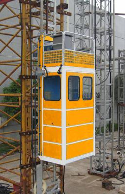 China Portable Construction Material Hoists / Passenger Hoist Green Yellow Or Customized for sale