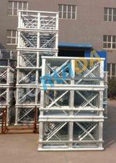 China Red Painted Double Cage Man And Material Hoist 1600kg , Building Materials Lift for sale