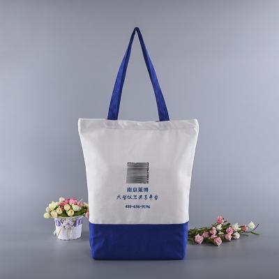 China Eco-Friendly Reusable Canvas Tote Bag Shopping Tote Bag, Canvas Tote Grocery Bag With Flat Bottom for sale