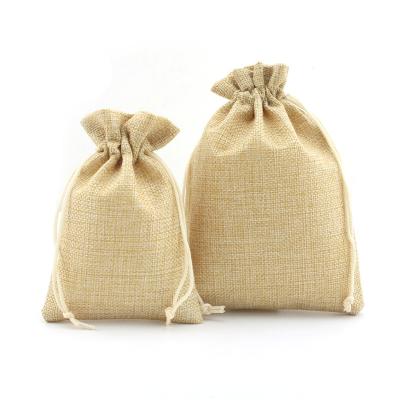 China Small Folding Colorful Plaid Drawstring Bag Jute Burlap Bag High Quality Cheap Style New Shopping Bag for sale