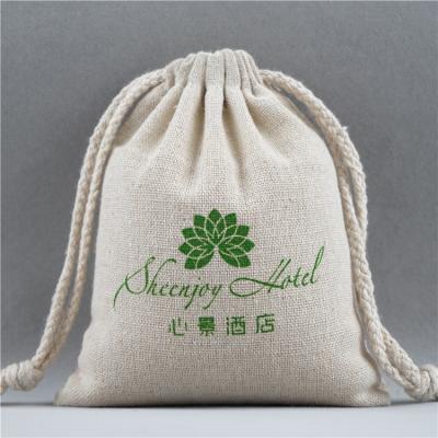 China Eco - Friendly Drawstring Canvas Fabric Loaf Bag With Printed Logo , Custom Onion Canvas Bag for sale