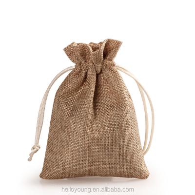 China Recyclable cotton canvas drawstring bag with custom logo, gift and present bag for sale