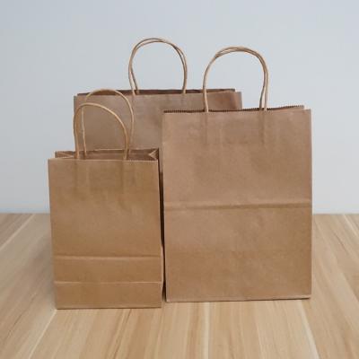 China Reusable Paper Bag Packaging Different Size In Stock, Customized Logo And Bag Size Paper Bag for sale