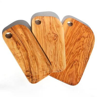 China Disposable Wood Olive Steak Chopping Board Whole No Splicing Fruit Bread Chopper Board Healthy Rectangular Kitchen Household for sale